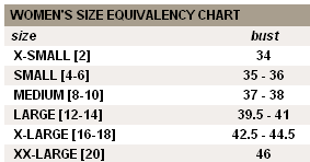 Cutter And Buck Size Chart