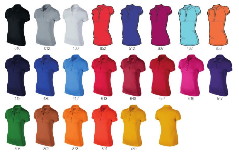 nike color code chart